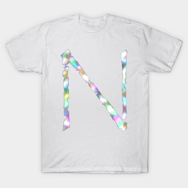 N T-Shirt by Nikokosmos